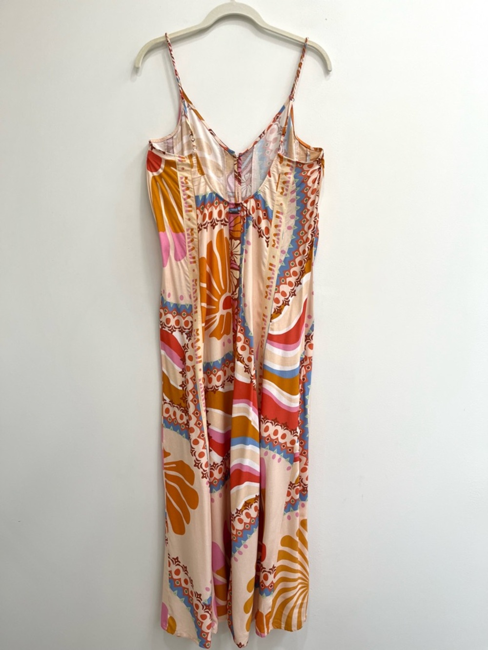 Maaji Pink Orange Blue Floral Maxi Dress - Picture 7 of 16